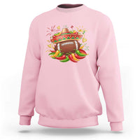 Funny Cinco De Mayo Football Sweatshirt Mexican Fiesta Party