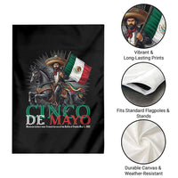 Cinco De Mayo Battle Of Puebla Garden Flag Historical Mexican Heritage