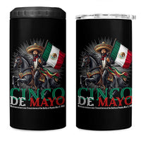 Cinco De Mayo Battle Of Puebla 4 in 1 Can Cooler Tumbler Historical Mexican Heritage
