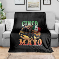 Cinco De Mayo Battle Of Puebla Throw Blanket Mexican Victory Heritage Pride