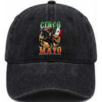 Cinco De Mayo Battle Of Puebla Washed Cotton Baseball Cap Mexican Victory Heritage Pride