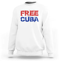 Free Cuba Sweatshirt Stand With Cuban People Gift