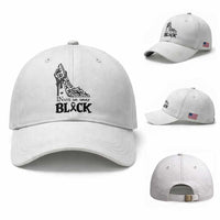 In May We Wear Black Baseball Cap Skin Cancer Support Gift For Her