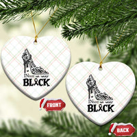 In May We Wear Black Ceramic Ornament Skin Cancer Support Gift For Her