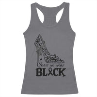 In May We Wear Black Racerback Tank Top Skin Cancer Support Gift For Her