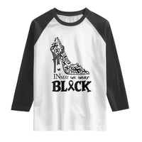 In May We Wear Black Raglan Shirt Skin Cancer Support Gift For Her