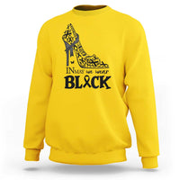 In May We Wear Black Sweatshirt Skin Cancer Support Gift For Her