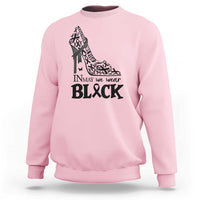 In May We Wear Black Sweatshirt Skin Cancer Support Gift For Her