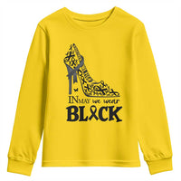 In May We Wear Black Youth Sweatshirt Skin Cancer Support Gift For Her