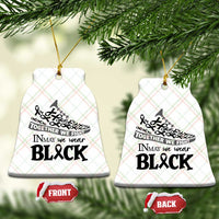 In May We Wear Black Ceramic Ornament Melanoma Support Family Gift