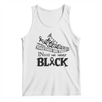 In May We Wear Black Tank Top Melanoma Support Family Gift