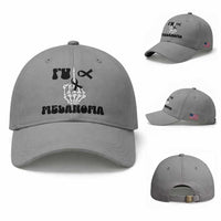 Fuck Melanoma Awareness Baseball Cap Skeleton Hand Ribbon Warrior Gift