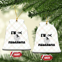 Fuck Melanoma Awareness Ceramic Ornament Skeleton Hand Ribbon Warrior Gift