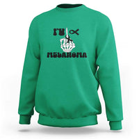 Fuck Melanoma Awareness Sweatshirt Skeleton Hand Ribbon Warrior Gift