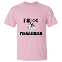 Fuck Melanoma Awareness T Shirt Skeleton Hand Ribbon Warrior Gift