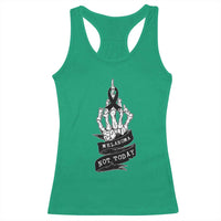 Melanoma Fighter Not Today Racerback Tank Top Skin Cancer Awareness Gift