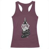 Melanoma Fighter Not Today Racerback Tank Top Skin Cancer Awareness Gift