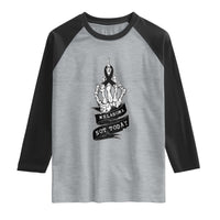 Melanoma Fighter Not Today Raglan Shirt Skin Cancer Awareness Gift