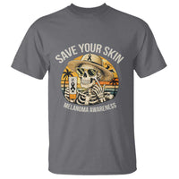 Funny Melanoma Cancer Awareness Graphic T Shirt Save Your Skin