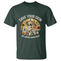 Funny Melanoma Cancer Awareness Graphic T Shirt Save Your Skin