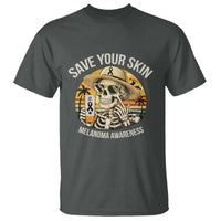 Funny Melanoma Cancer Awareness Graphic T Shirt Save Your Skin