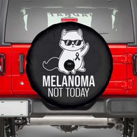 Melanoma Fighter Cat Spare Tire Cover Not Today Skin Cancer Awareness