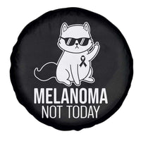Melanoma Fighter Cat Spare Tire Cover Not Today Skin Cancer Awareness