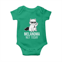 Melanoma Fighter Cat Baby Onesie Not Today Skin Cancer Awareness