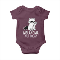 Melanoma Fighter Cat Baby Onesie Not Today Skin Cancer Awareness