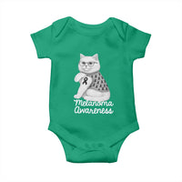 British Shorthair Skin Cancer Awareness Baby Onesie Melanoma Fighter Cat Gift
