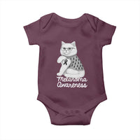 British Shorthair Skin Cancer Awareness Baby Onesie Melanoma Fighter Cat Gift