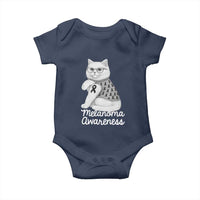 British Shorthair Skin Cancer Awareness Baby Onesie Melanoma Fighter Cat Gift