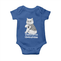 British Shorthair Skin Cancer Awareness Baby Onesie Melanoma Fighter Cat Gift