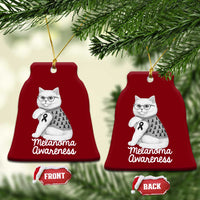 British Shorthair Skin Cancer Awareness Ceramic Ornament Melanoma Fighter Cat Gift
