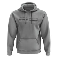 Melanoma Groovy Wavy Typography Hoodie Skin Cancer Warrior Gift