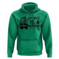 My Wife Is A Warrior Hoodie Melanoma Awareness Husband Gift