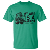 My Wife Is A Warrior T Shirt Melanoma Awareness Husband Gift