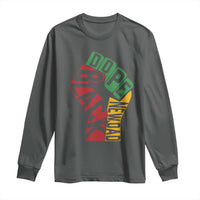 First Fathers Day Black Dad Long Sleeve Shirt New Dad Gift