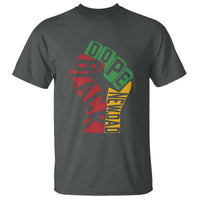 First Fathers Day Black Dad T Shirt New Dad Gift
