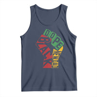 First Fathers Day Black Dad Tank Top New Dad Gift