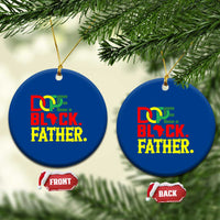 Dope Black Father Ceramic Ornament Proud Black Father Gift