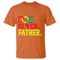 Dope Black Father T Shirt Proud Black Father Gift