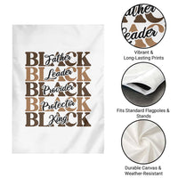 Father Leader Provider Protector King Garden Flag Proud Black Dad Gift