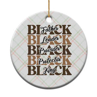 Father Leader Provider Protector King Ceramic Ornament Proud Black Dad Gift