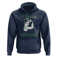 Liver Cancer Warrior Unbreakable Gift Hoodie Cancer Messed With The Wrong Girl