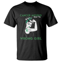 Liver Cancer Warrior Unbreakable Gift T Shirt Cancer Messed With The Wrong Girl