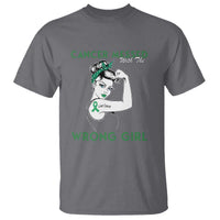 Liver Cancer Warrior Unbreakable Gift T Shirt Cancer Messed With The Wrong Girl