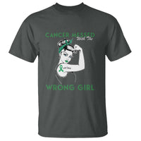 Liver Cancer Warrior Unbreakable Gift T Shirt Cancer Messed With The Wrong Girl