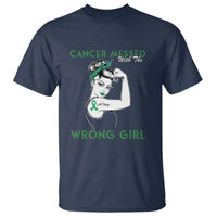 Liver Cancer Warrior Unbreakable Gift T Shirt Cancer Messed With The Wrong Girl