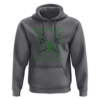 Faith Hope Love Liver Cancer Awareness Hoodie Butterfly Ribbon Floral Gift